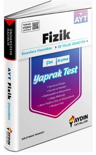 Üniversiteye Hazırlık AYT Fizik Yaprak Testleri