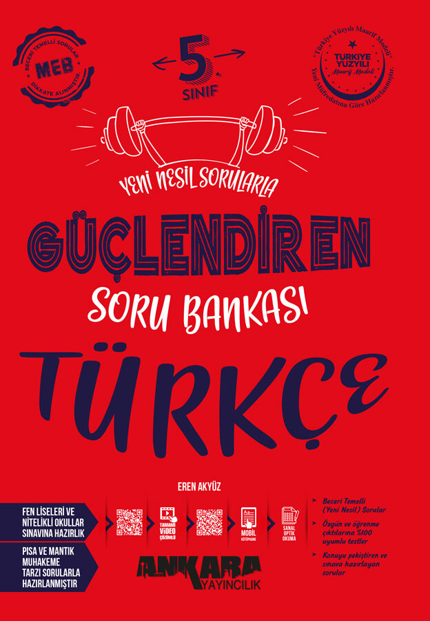 Ankara Yayıncılık 5. Sınıf Türkçe Soru Bankası
