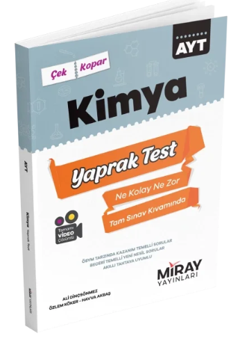 Miray Üniversiteye Hazırlık AYT Kimya Yaprak Testler