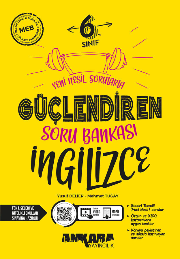 Ankara Yayıncılık 6. Sınıf İngilizce Soru Bankası