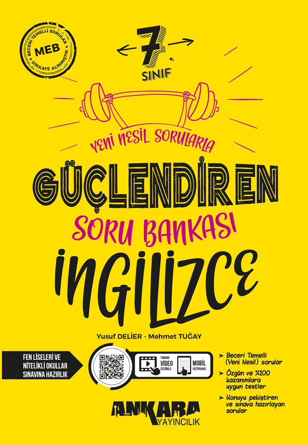 Ankara Yayıncılık 7. Sınıf İngilizce Soru Bankası