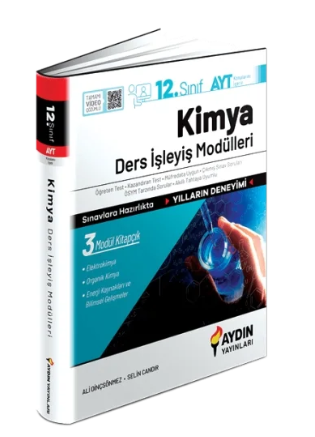 12. Sınıf Aydın Kimya Ders İşleyiş Modülleri