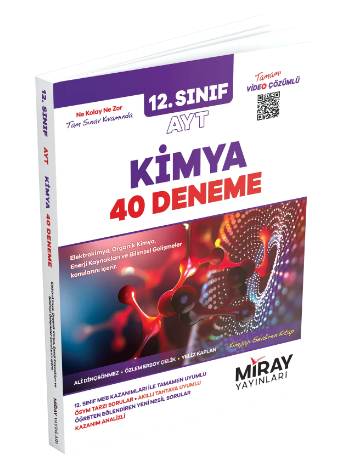 Miray 12. Sınıf AYT Kimya 40 Deneme