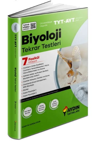 Üniversiteye Hazırlık TYT-AYT Biyoloji Tekrar Testleri