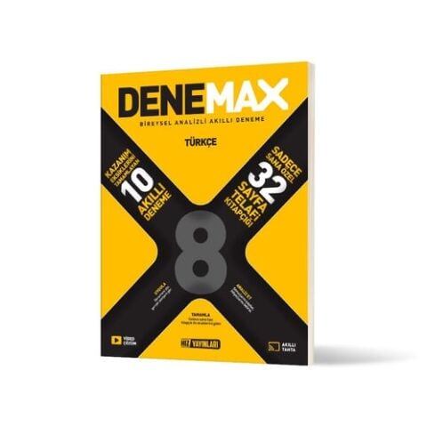 Denemax 8. Sınıf Türkçe 10'lu Akıllı Deneme