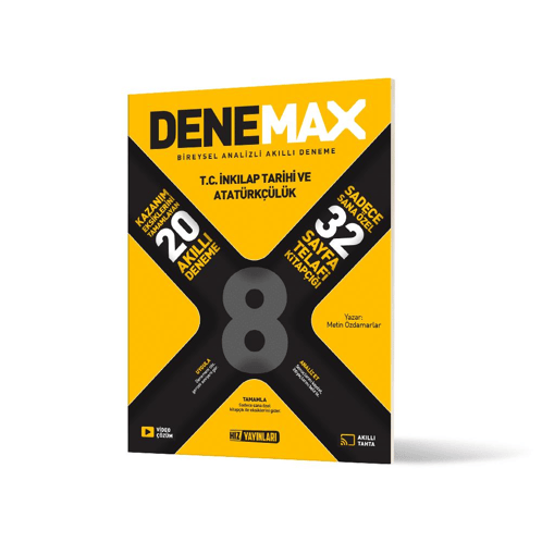 Denemax 8. Sınıf İnkilap Tarihi 20'li Akıllı Deneme