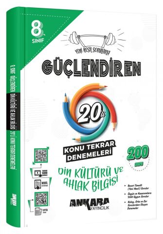 8.⁠ ⁠Sınıf Güçlendiren Din Kültürü ve Ahlak Bilgisi 20'li Konu Tekrar Denemesi