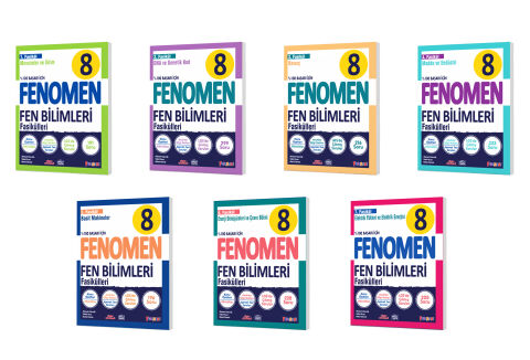 FENOMEN 8 FEN BİLİMLERİ FASİKÜL SETİ (1-2-3-4-5-6. SAYILAR) (İADESİZDİR)