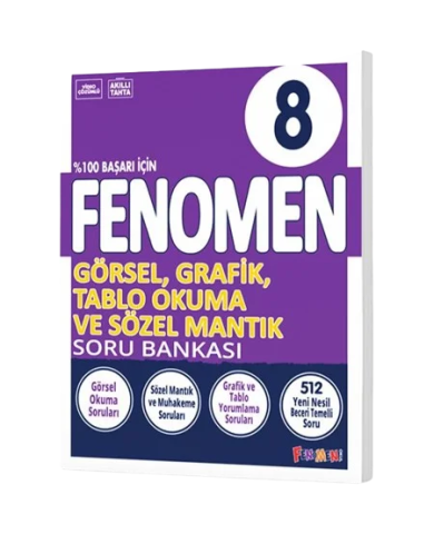 FENOMEN 8 GÖRSEL VE GRAFİK OKUMA SORU BANKASI
