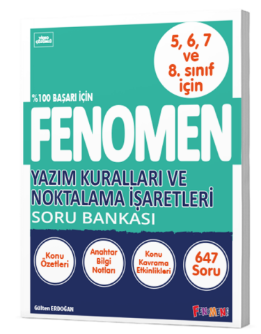 FENOMEN YAZIM KURALLARI VE NOKTALAMA İŞARETLERİ SORU BANKASI
