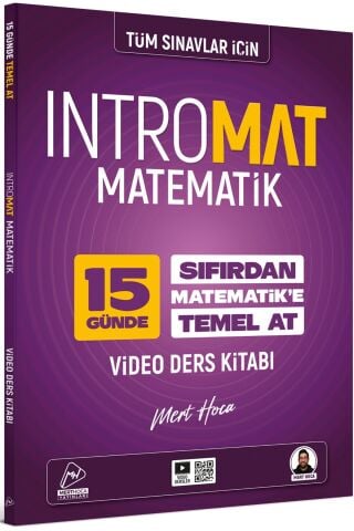 Mert Hoca Yayınları 15 Günde İntroMat Matematik Video Ders Kitabı