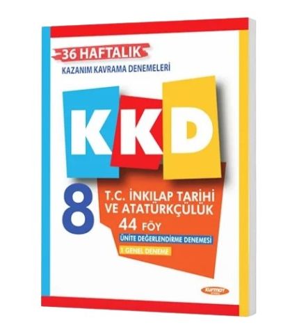 8 İNKILAP TARİHİ VE ATATÜRKÇÜLÜK HAFTALIK KAZANIM KAVRAMA DENEMELERİ (44 FÖY)