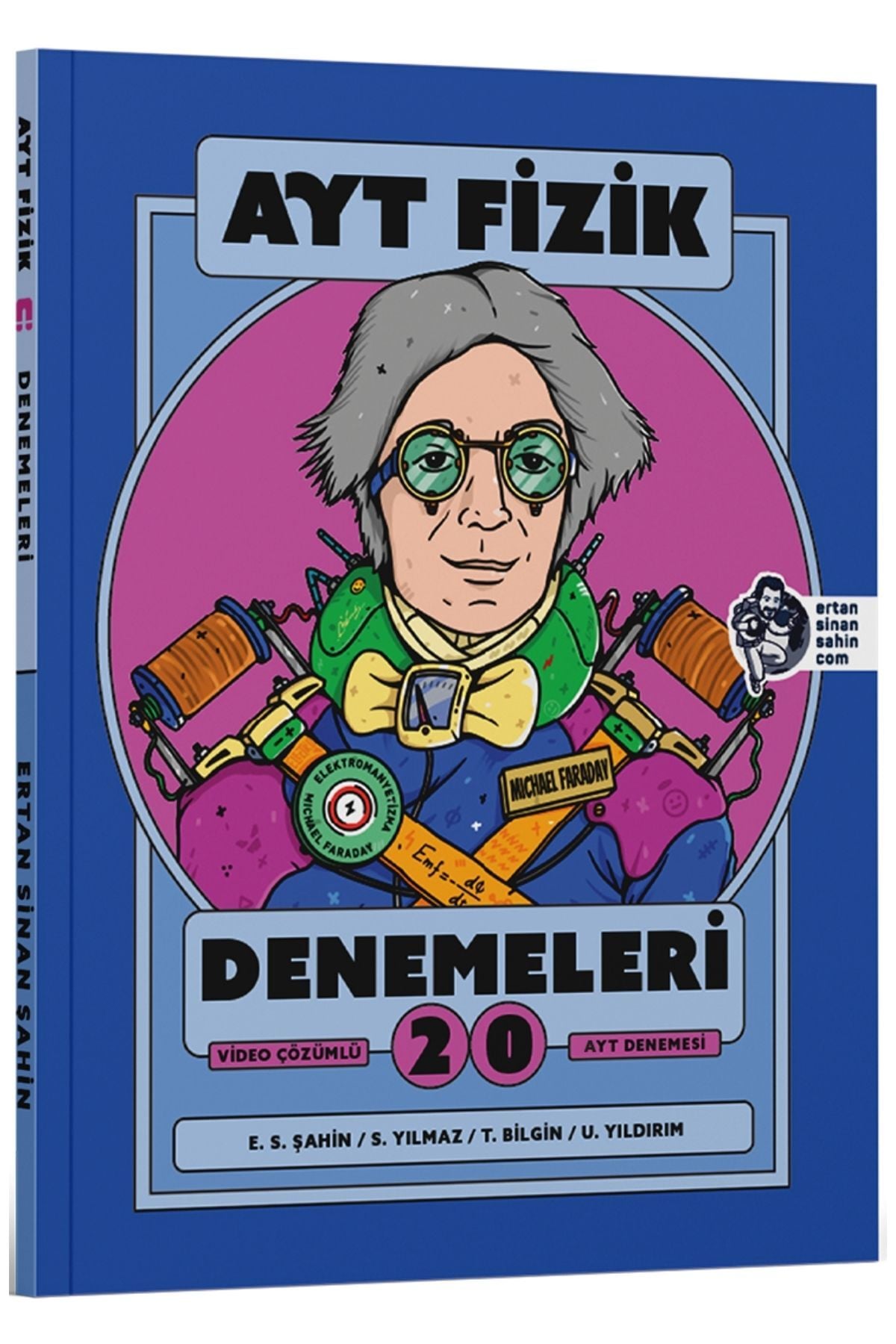 Ertan Sinan Şahin AYT Fizik Denemeleri Video Çözümlü 20 AYT Denemesi KR Akademi Yayınları