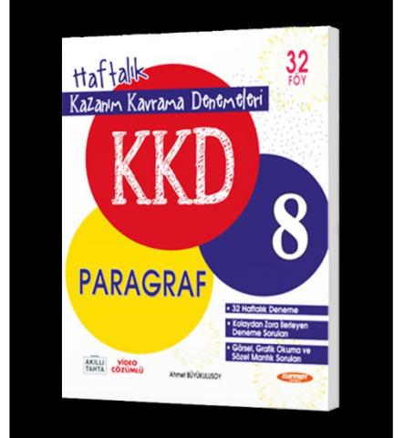 8 PARAGRAF HAFTALIK KAZANIM KAVRAMA DENEMELERİ (32 FÖY)