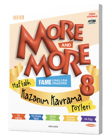 MORE & MORE HAFTALIK KAZANIM KAVRAMA FÖYLERİ (40 FÖY)