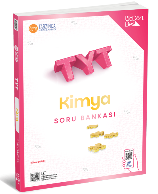ÜçDörtBeş Yayınları TYT Kimya Soru Bankası