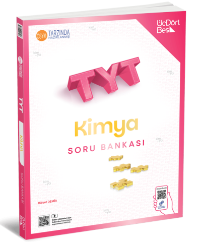 ÜçDörtBeş Yayınları TYT Kimya Soru Bankası