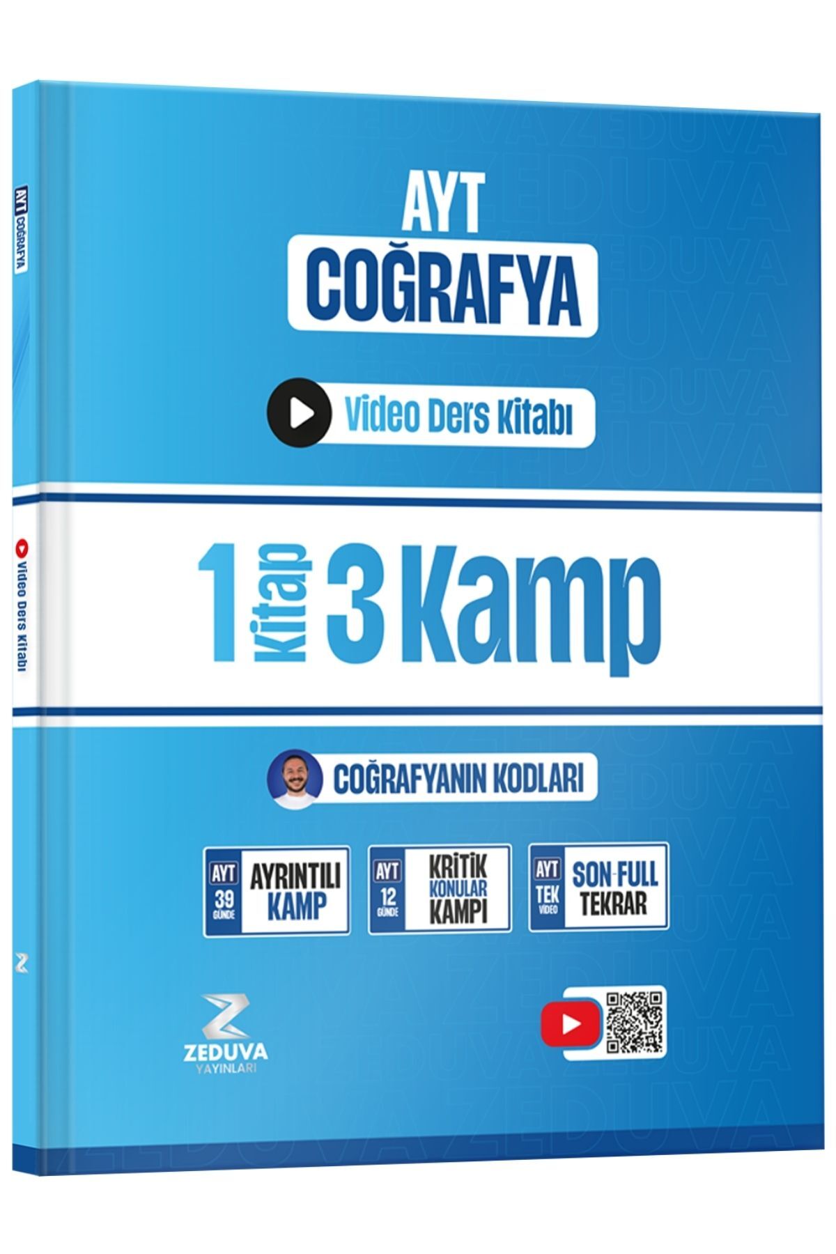 Zeduva Yayınları Coğrafyanın Kodları AYT Coğrafya 1 Kitap 3 Kamp Video Ders Kitabı