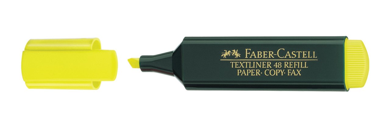 FABER CASTELL TEXTLINER 48 FOSFORLU KALEM Sarı