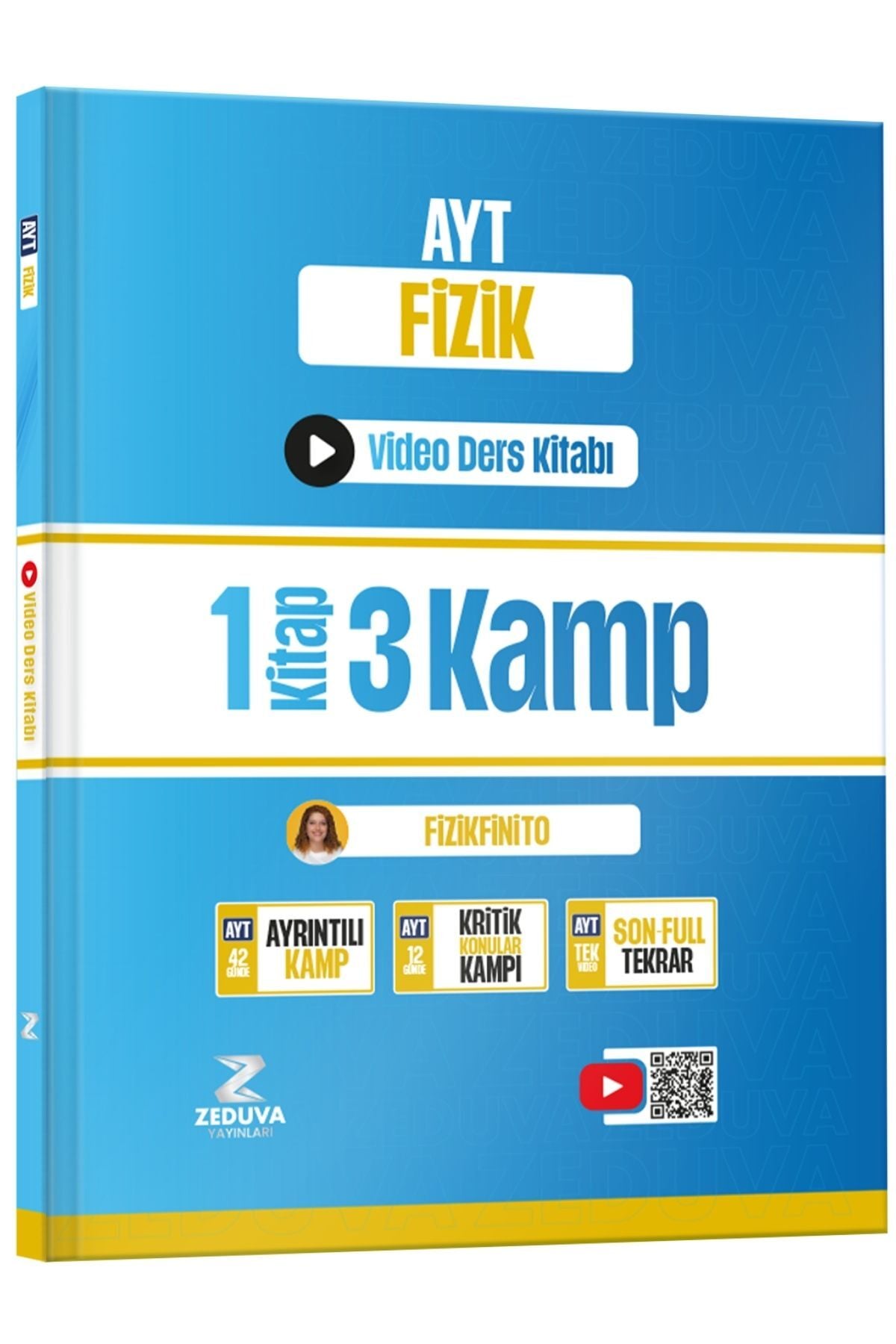Zeduva Yayınları Fizikfinito AYT Fizik 1 Kitap 3 Kamp Video Ders Kitabı