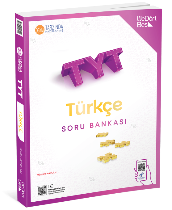 ÜçDörtBeş Yayınları TYT Türkçe Soru Bankası