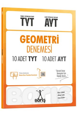 Barış Yayınları TYT-AYT Geometri Denemesi 10 Adet TYT 10 Adet AYT