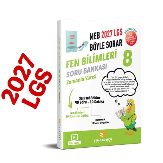 8. SINIF FEN BİLİMLER SORU BANKASI -meb böyle sorar 2027