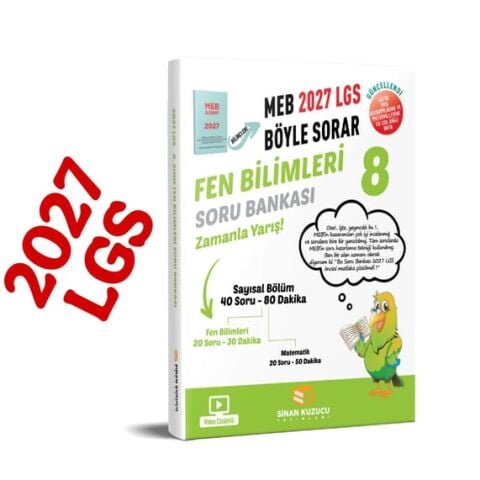 8. SINIF FEN BİLİMLER SORU BANKASI -meb böyle sorar 2027