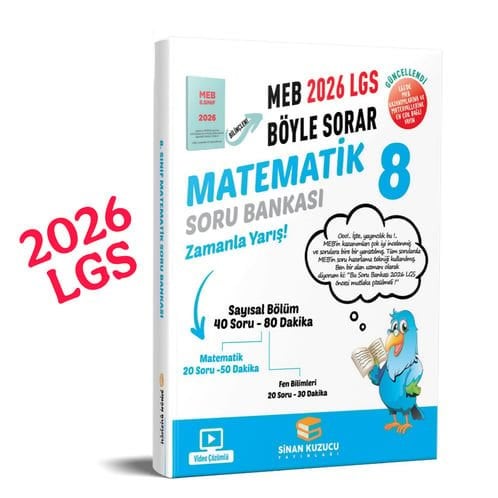 8. SINIF MATEMATİK SORU BANKASI- meb böyle sorar 2026