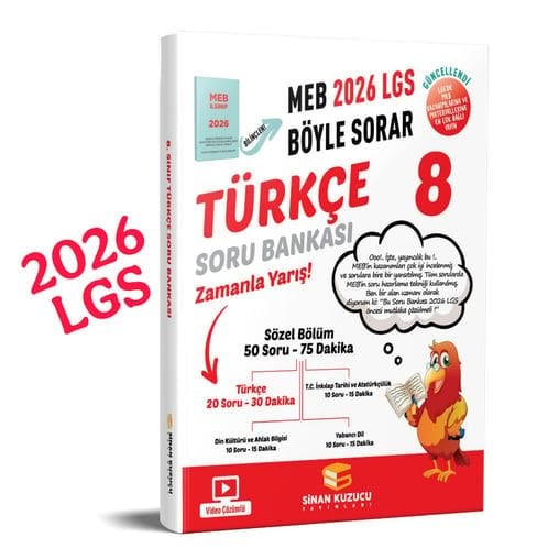 8. SINIF TÜRKÇE SORU BANKASI- meb böyle sorar 2026