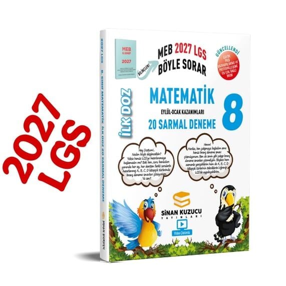 8. SINIF İLK DOZ MATEMATİK SARMAL DENEME- meb böyle sorar 27
