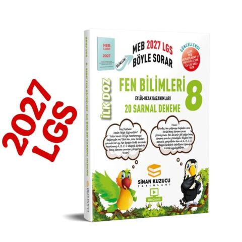 8. SINIF İLK DOZ FEN BİLİMLERİ SARMAL DENEME - meb böyle sorar 27