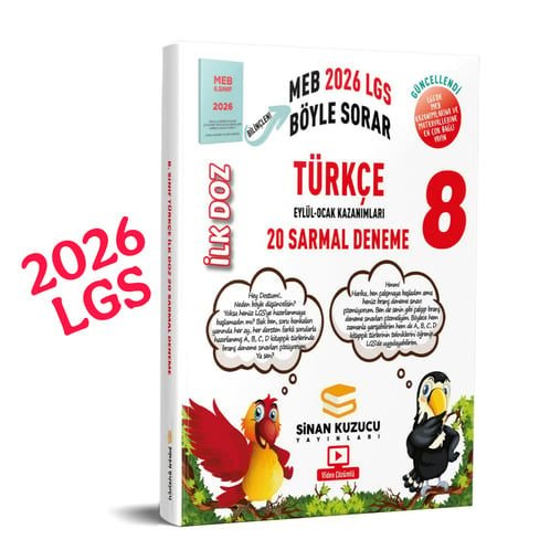 8. SINIF İLK DOZ TÜRKÇE SARMAL DENEME - meb böyle sorar