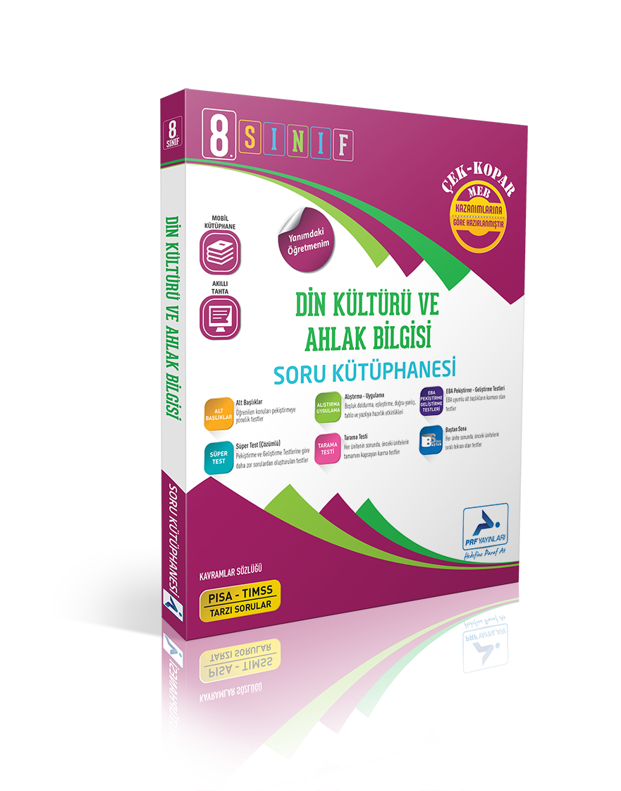 PARAF 8.SINIF DİN KÜLTÜRÜ SORU KÜTÜPHANESİ