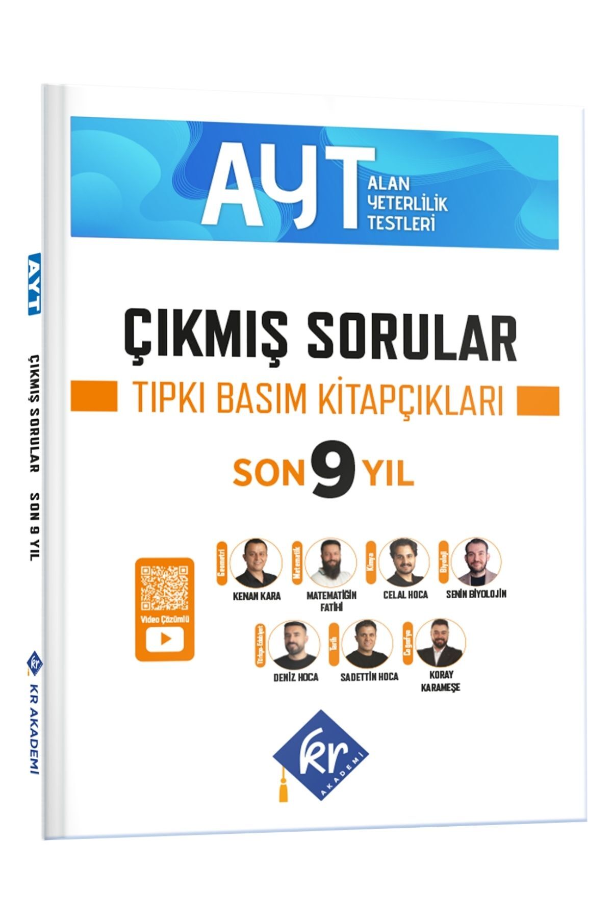 AYT Çıkmış Sorular Son 9 Yıl Tıpkı Basım Kitapçıkları KR Akademi Yayınları
